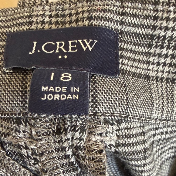 Chic Dark Jcrew Plaid Pants - Picture 3 of 6
